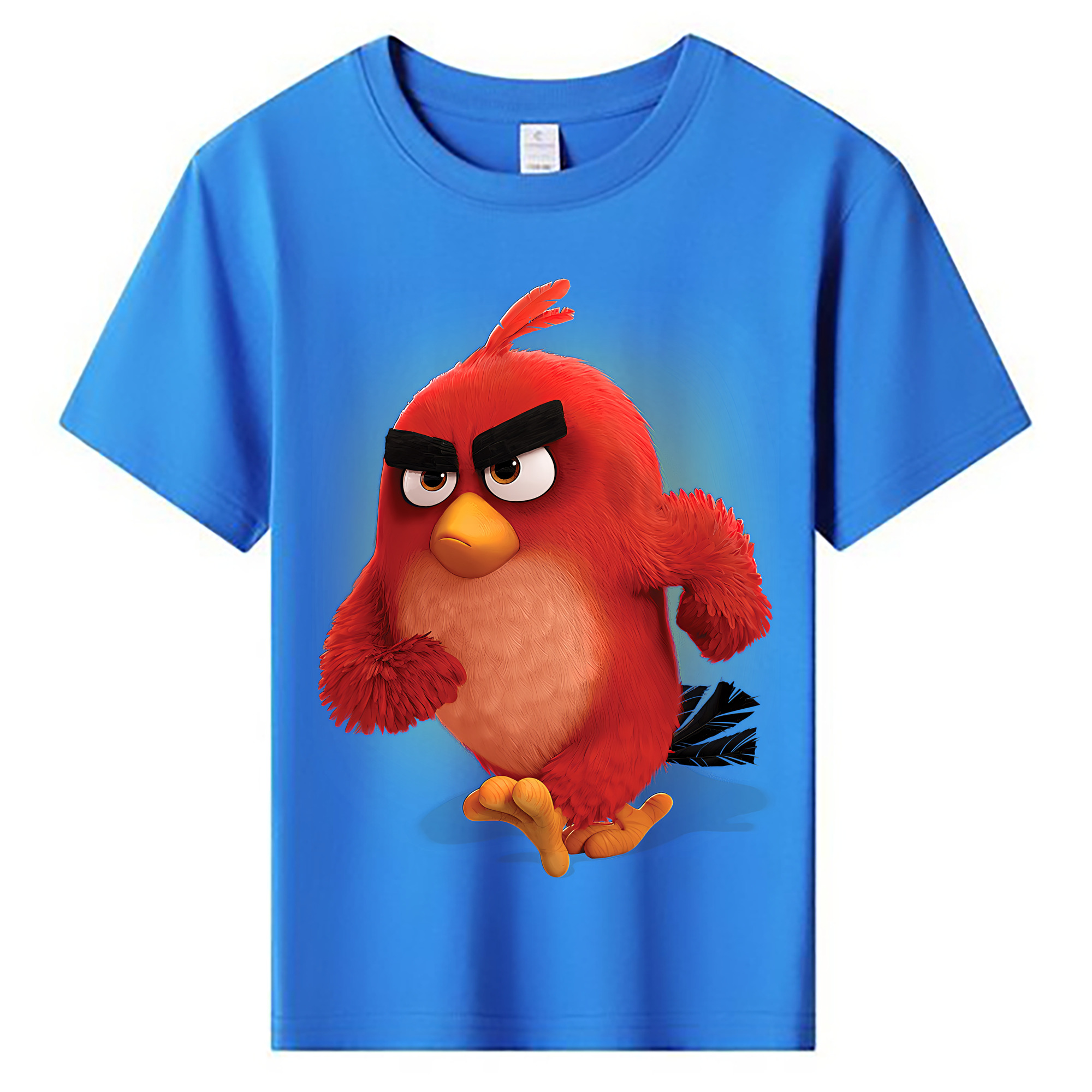 （画像用） Angry Birds アングリーバード 綿100％キッズTシャツ（フロントプリント）